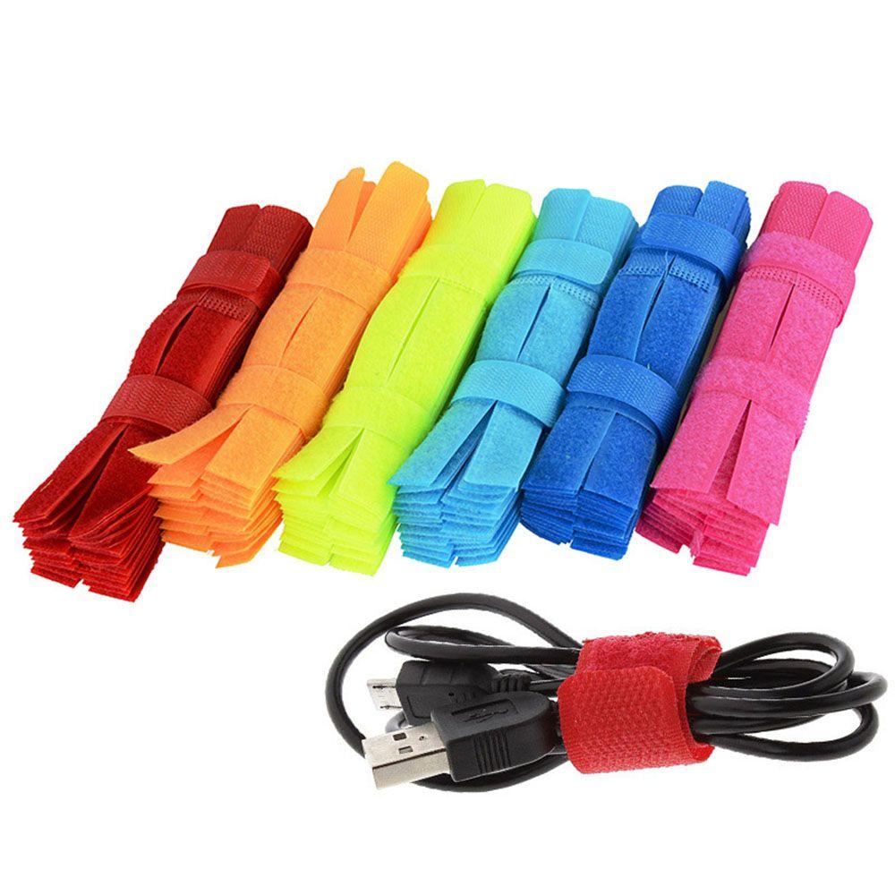 Reusable Fastener Cord Band Loop Wiring Accessories Cable Ties Cable Winder Nylon Strap Rope Holder