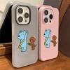 Расписной чехол для телефона для iPhone 15 11 13 14 для 15 16 Pro Max 12 13 16 Pro Милый Модный Смешной Чехол для телефона со шнурком Последние Рекомендации по самым продаваемым товарам