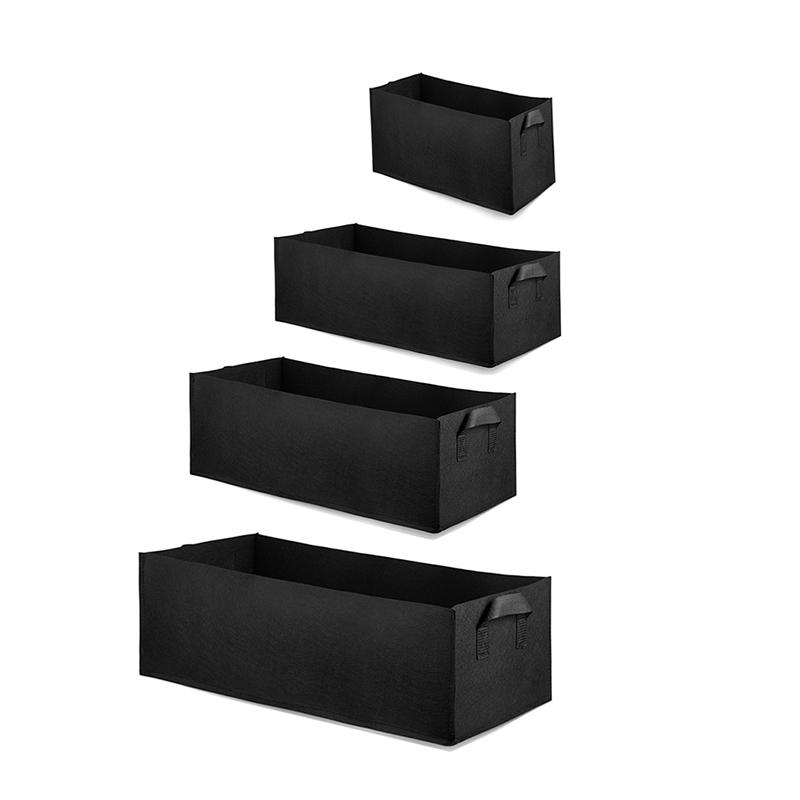 Садовый посадочный мешок с ручками, войлочный мешок для выращивания разных размеров, прямоугольный посадочный горшок для рассады, мешки для посадки овощей, помидоров, картофеля