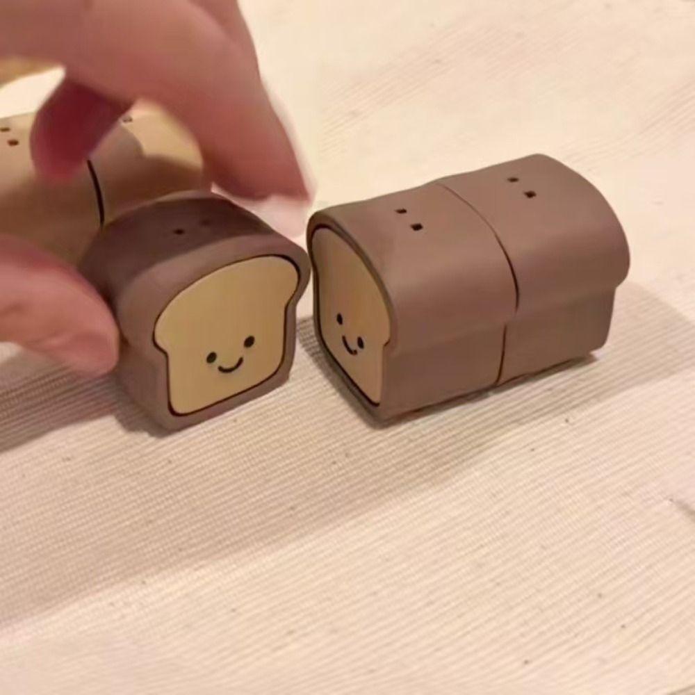Клавиатурный кликер для нажатия пальцем на тост 3D-печатная игрушка-кликер для пальцев Хлебный фиджет Брелок Дети Взрослые