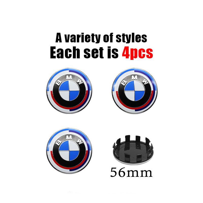 4Pcs 56MM/60MM/68MM Car Styling Wheel Center Cap Hub Cover Badge Accessories For BMW G30 G32 G01 G26 G23 G05 G06 G07 G22 F40 G02