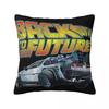 Back To The Future Square Pillowcase Pillow Cover Polyester Cushion Decor Comfort Throw Pillow for Home Living Room