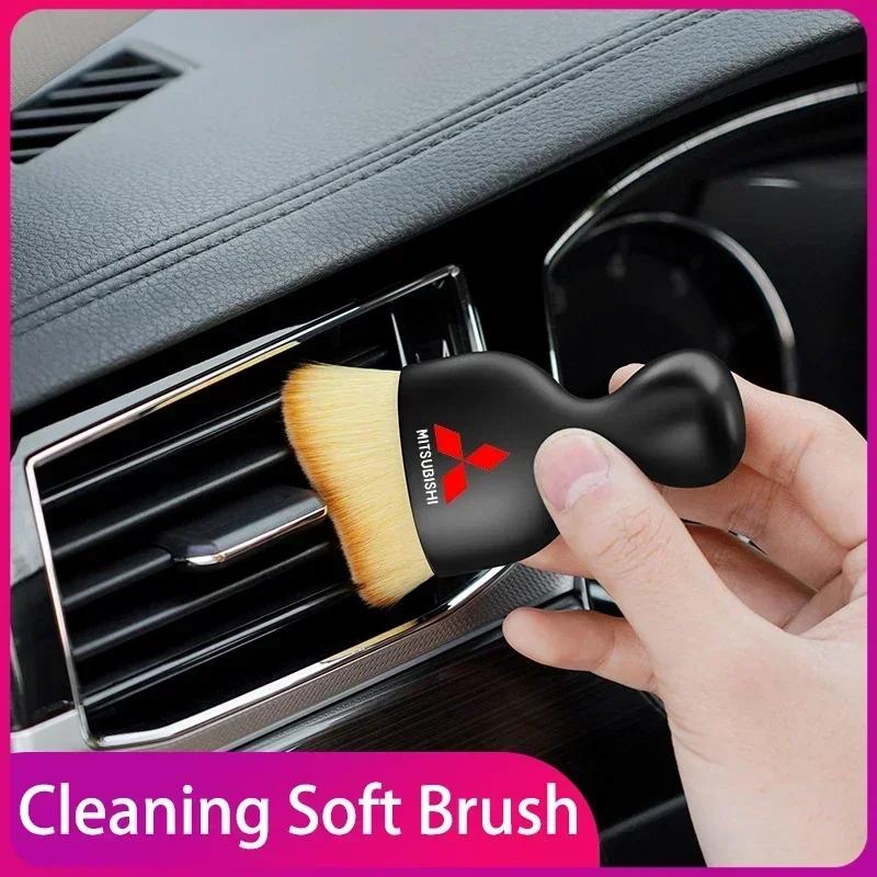uldf10 Car Air Conditioner CleaningBrush Car Air Outlet CreviceDust Removal For Mitsubishi ASX Lancer Pajero Outlander L200 EVO Lancer