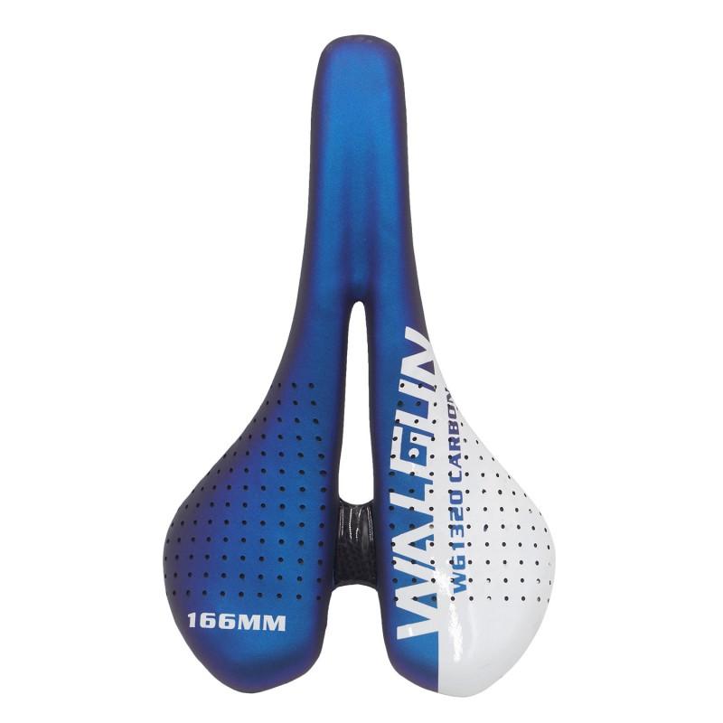 WALGUN WG1320 Carbon Fiber Bike Saddle Ultra Light Road Mountain Bicycle Seat 166mm 143mm