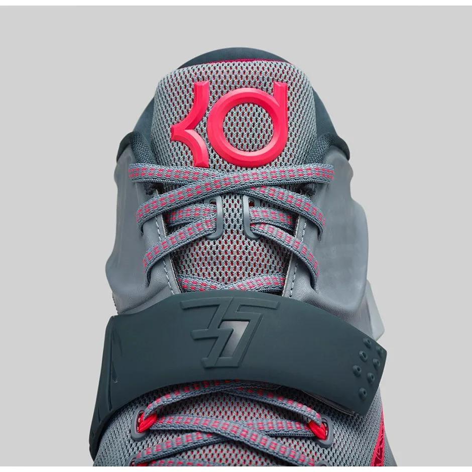Nike KD 7 'Calm Before The Storm' (Unisex) Magnet Grey / Hyper Punch-Light Magnet Grey Basketball Shoes 653996 060