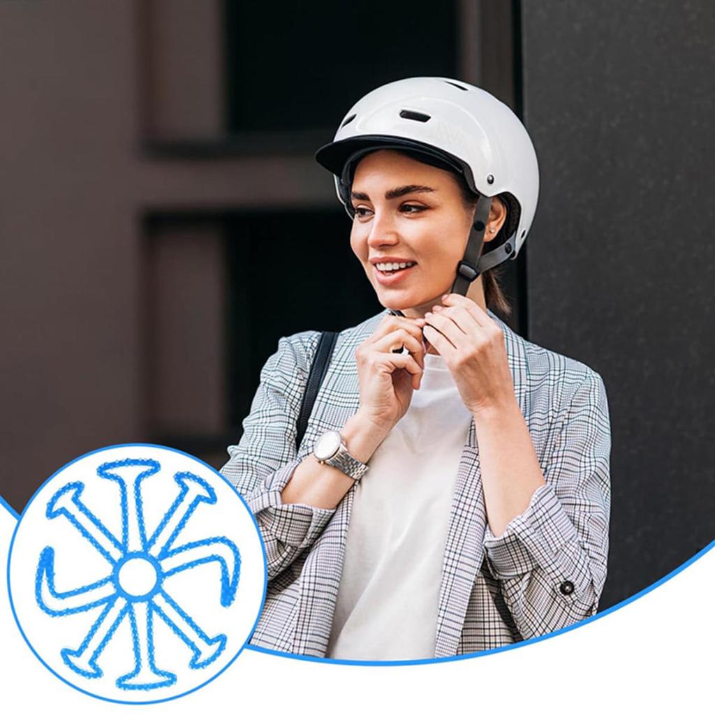 Гибкая внутренняя подкладка шлема из АБС-пластика и силикона, мягкая дышащая подкладка для шлема, набивка для защитного шлема, аксессуары для дорожного велосипеда и мотоцикла