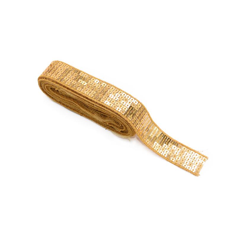 10 ярдов/лот 5 рядов квадратная пайеточная вышивка лента 25 мм пайеточное кружево отделка для шитья рукоделия одежды головного убора свадебного украшения