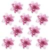 Christmas Tree Ornaments Christmas Simulation Flower Ornament 10Pcs