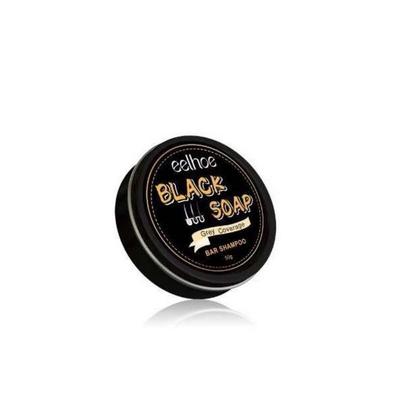 Шампунь для волос EELHOE Black Soap | Питание для седины | Восстановление волос | Натуральные ингредиенты | 50 г, 1 шт.