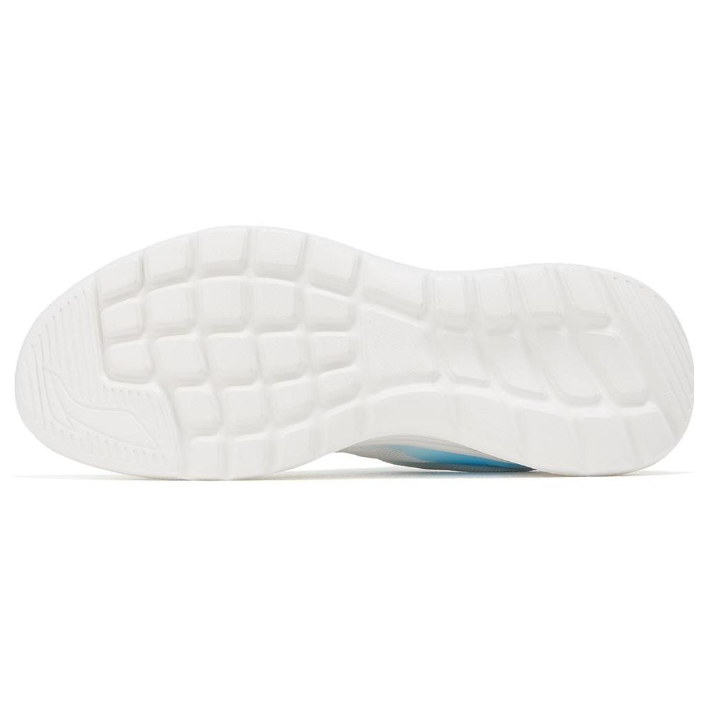 Кроссовки Li Ning легкие, мягкие, дышащие, амортизирующие, прочные, с низким верхом, мужские, белые, синие, ARST019-1