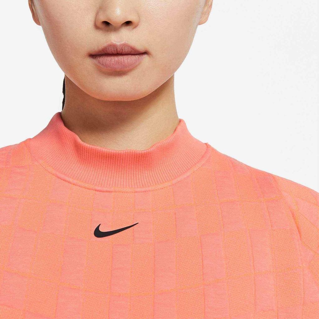 Nike Sweatshirts Women's Orange Crew Neck Moderate Regular CZ8943-858