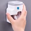 Wall Mounted Toothbrush Holder Toothpaste Squeezer Multifunction Automatic Toothpaste Dispenser Bathroom Toothbrush Stand Rack