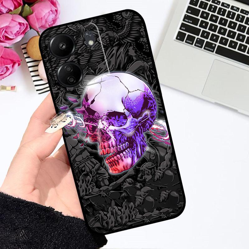 Чехол для Xiaomi Poco C65 Redmi 13C 4G Милый Мультяшный Чехол Мягкий Силиконовый Чехол для Телефона Для Xiaomi Redmi 13C Poco C65 C 65 Бампер