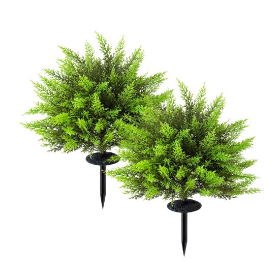 Искусственный топиарий из сосны Реалистичные искусственные сосновые кусты Искусственная зелень с шипами Рождественский топиарий для дома В помещении Передняя веранда Наружный декор