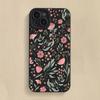 Fresh Rainbow Floral Art Print Phone Case for iPhone 17 16 15 14 13 12 11 Series Pro Max Plus Double Layer Protection