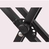 Прочная X-образная стойка с двойной трубой для пианино и клавишных