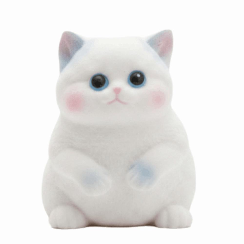 Slow Rebound Cat Squeeze Toy Realistic Cat Cat Pinching Toy Cat Squishy Toy For Adults