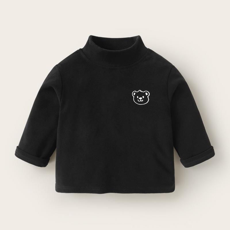 Новая весенне-осенняя детская одежда для малышей, детская футболка с длинным рукавом в полоску с медведем для мальчиков, одежда для девочек-малышей, детский костюм, детская спортивная одежда
