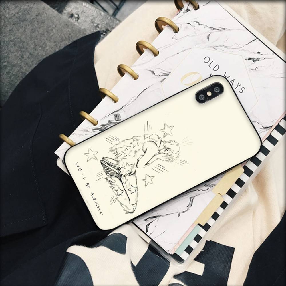 Чехол для телефона Singer S-Styles Love On Tour Harrys для IPhone 17 16 15 14 13 12 11 Pro Max Plus Mini Мягкий Черный Чехол