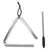 Triangle Percussion Instrument 4 Inch Stainless Steel Hand Percussion Triangle for Music Education
