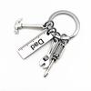 Dad Letters Keychains Creative Keyring Handbag Decor Pendant Father'S Day Gifts