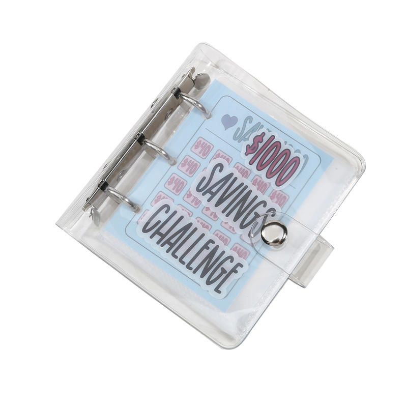 Мини-блокнот из ПВХ для экономии денег, блокнот с отрывными листами, денежная бюджетная книга, конверт, кошелек-органайзер