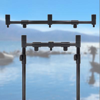 MUQZI Резервуар для спортивных аксессуаров, складной держатель для удочки с 3 головками, выдвижная подставка для удочки