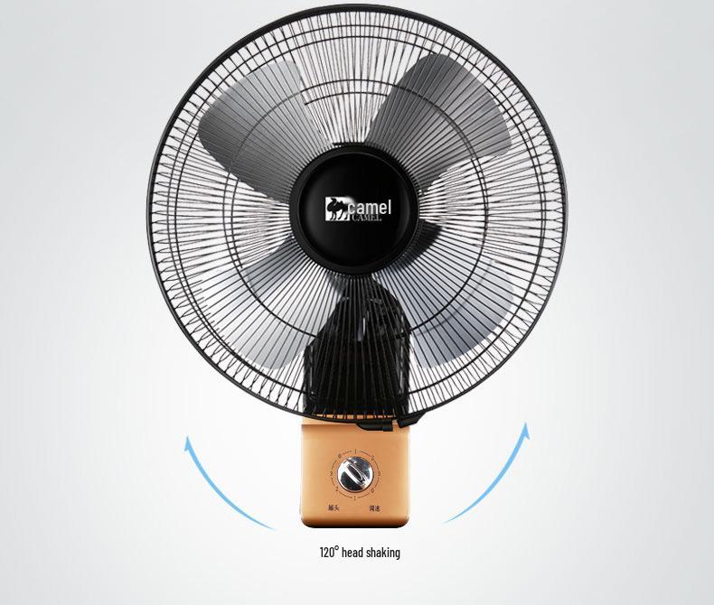 Настенный электрический вентилятор Camel - Металлический осциллирующий вентилятор для дома и ресторана