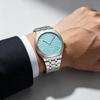 Fashion Brand Thin Quartz Watch for Men Simple Colors Men Wristwatches Waterproof 38 mm Ultra-thin Dial