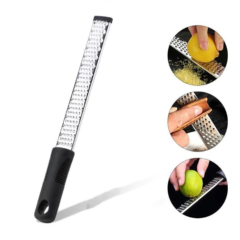 1pcs Stainless Steel Wire Grater Plastic Anti Slip Handle Cheese Grater Chocolate Lemon Garlic Fruit Grater Kitchen Gadget
