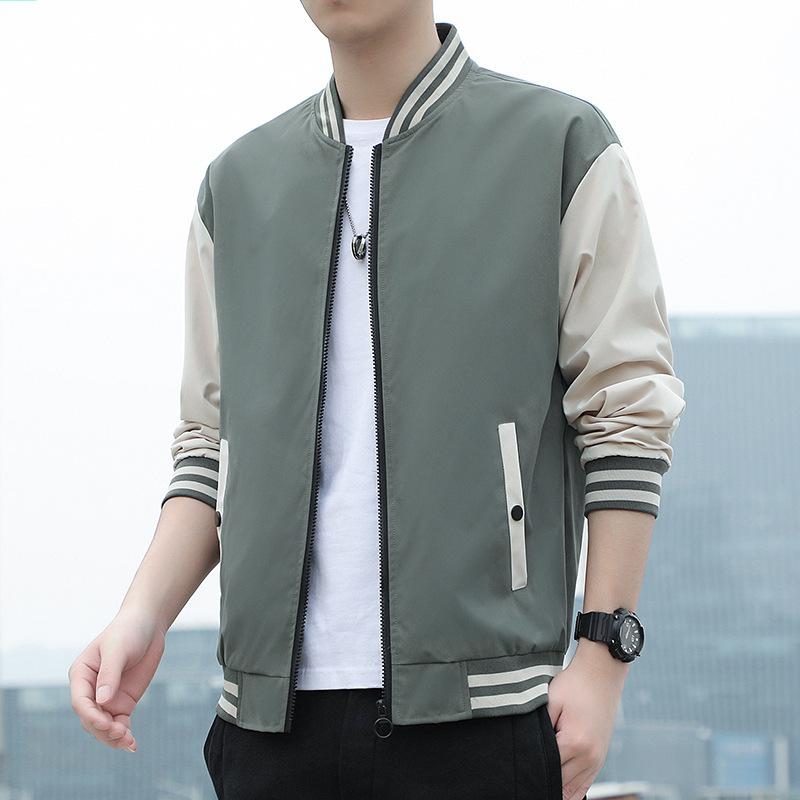 Spring and Autumn Jackets for Men Korean Sports Sports and Casual Stand Collar Jacket Baseball Suit Men's Jacket