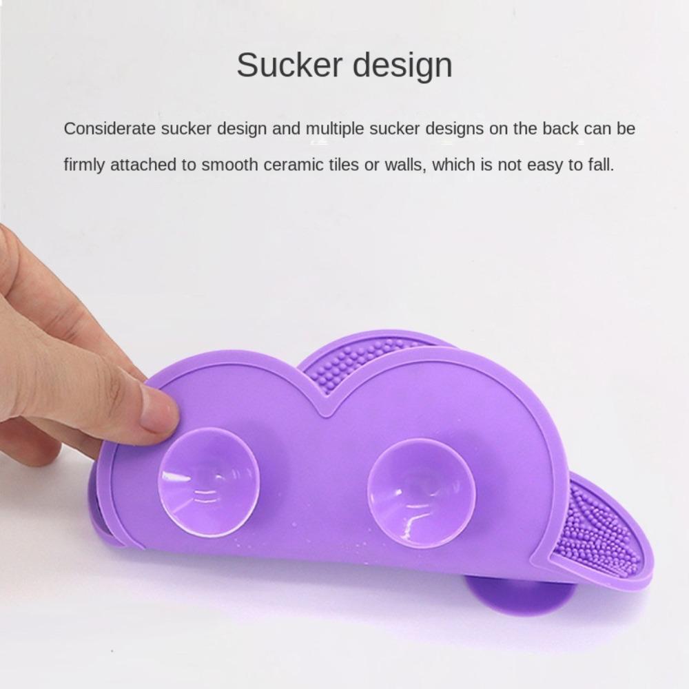 Scrubbing Pad Silicone Brush Cleaner Multifunctional Cleaning Mat Cleaner Pad Make Up