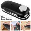 Mini Bag Sealer 1200mah 2 In 1 Handheld Heat Sealer With Cutter And Magnet Usb Rechargeable Mini Sealing Machine Portable Snack