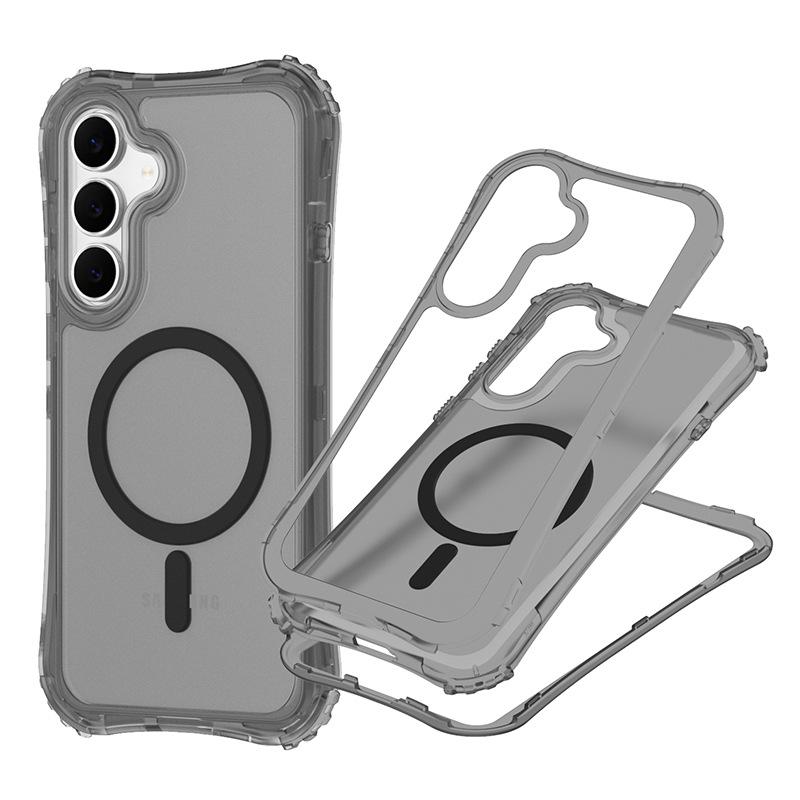 New Phone Case for Samsung S25FE Three in One Skin Sensitive Magnetic Phone Case