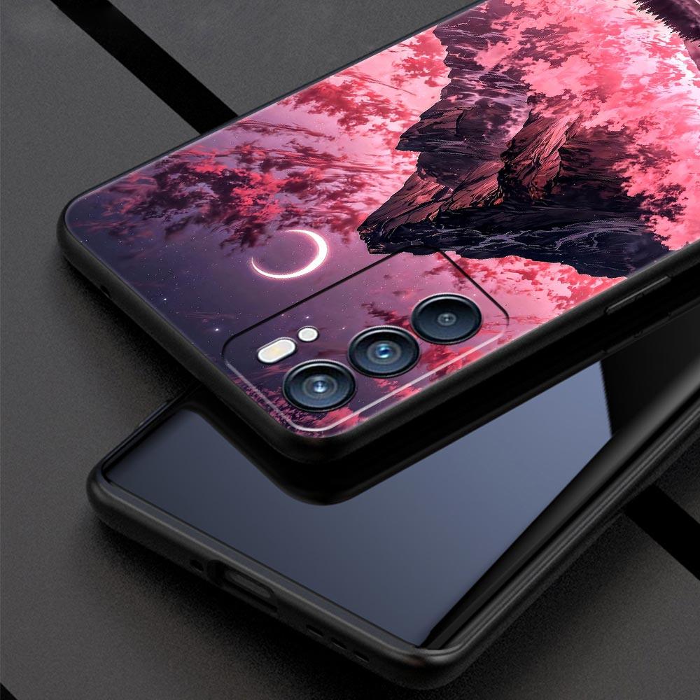 Розовый закат в горах Чехол для телефона для Oppo Reno 13 12 11 10 7 F Find X5 X6 A98 A80 A79 A78 A57 A54 A31 A17 Pro 5G Мягкий ТПУ Чехол