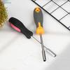 Головка 6.3 мм | Трещоточная отвертка с эргономичной рукояткой 185 мм для DIY и ремонтных работ