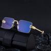 Small Square Sunglasses Men'S Trendy Retro Sunglasses Men'S High-End Glasses