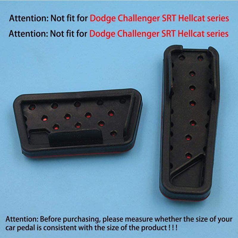 WO-Car Aluminum Pedal Cover For Dodge Challenger 300 Brake And Accelerator Pedal Accessories