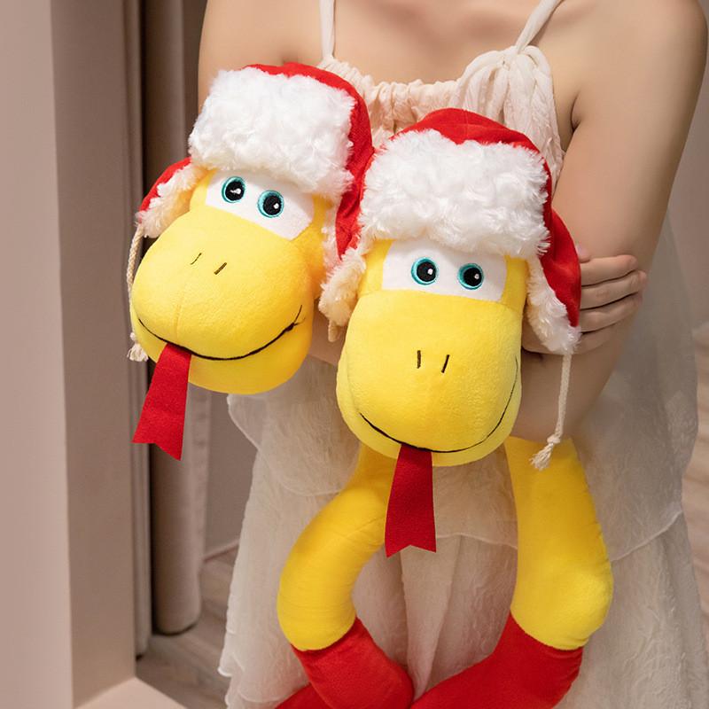 Adorable Plush Snake Toy For 2025 Year Of The Snake Festive Celebration Gift