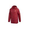 Mid-Length Hooded Down Jacket Men Outerwear Red GH4606