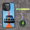 Чехол для телефона Star G-Gulf Racing Car для iPhone 16, 15, 14, 13, 12, 11, Pro, Max, Plus, Mini, SE Магнитная беспроводная зарядка Magsafe