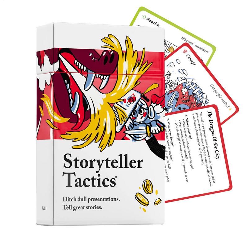 Storyteller Tactics Card Deck Card Games Persuasion Cards Creative Storytelling Cards 54 Cards Team Tactics Business Tool