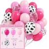 New Year Matte Glitter Metallic Latex Balloon Set for Decorative Photo Atmosphere