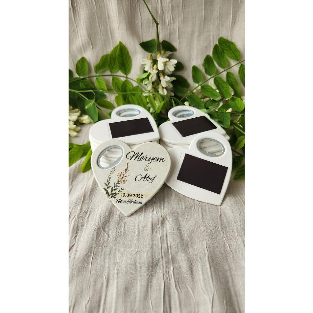 10 штук Магнит в форме сердца Сувенир на помолвку Хна Свадебный подарок для гостей