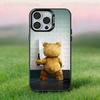 Чехол для телефона 'Мишка Тедди Фильм Т-Тед' Черный, Совместим с iPhone 17 16 15 14 13 12 11, Pro, Max, Plus, E, Air, Mini