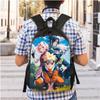 Школьный повседневный рюкзак NARUTO для детей, 16-дюймовый легкий анимированный ученический рюкзак, с двумя карманами на молнии, прочный, для мальчиков и девочек возрастом 6-10 лет