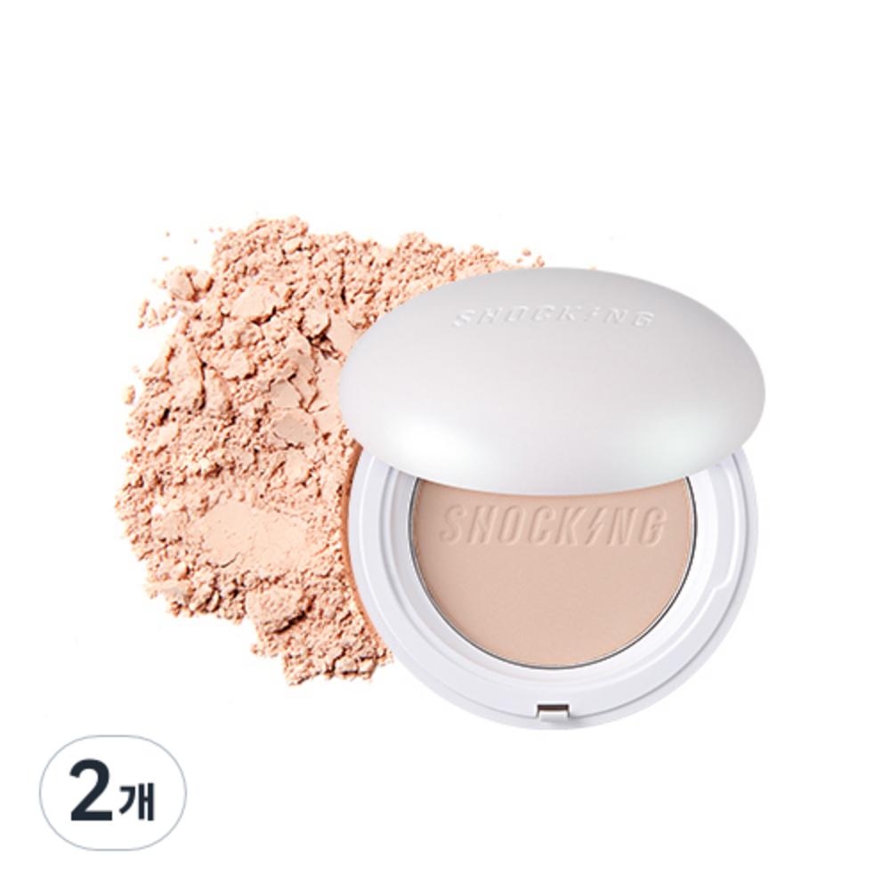 Tony Moly The Shocking Pact Fix Cover, 01 Skin Beige, 2 Pcs.