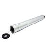 4inch Stainless Steel Extension Tube Pipe Handheld Bathroom Shower Head Extender