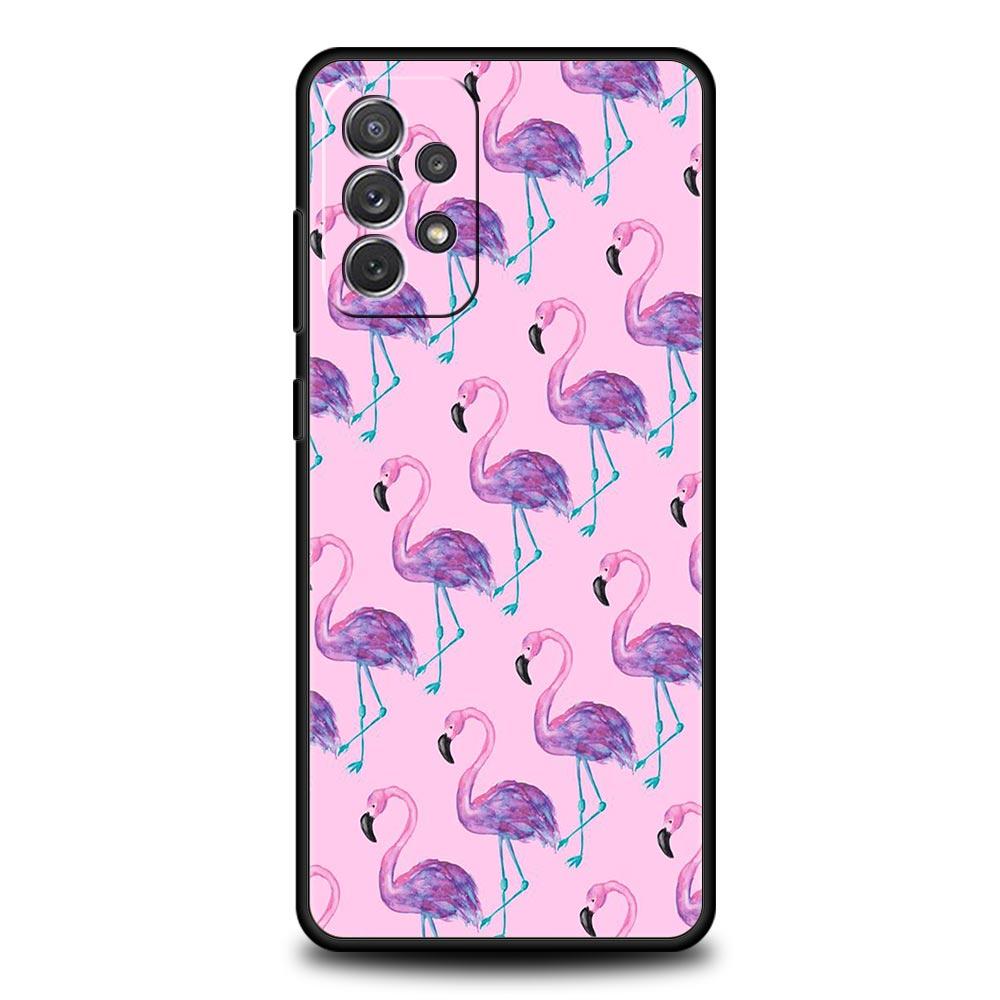 Розово-красный чехол-фламинго для телефона Samsung Galaxy A51 A71 A21S A12 A11 A31 A41 A01 A03s A52 A32 A22 A13 A23 A33 A53 A73 5G