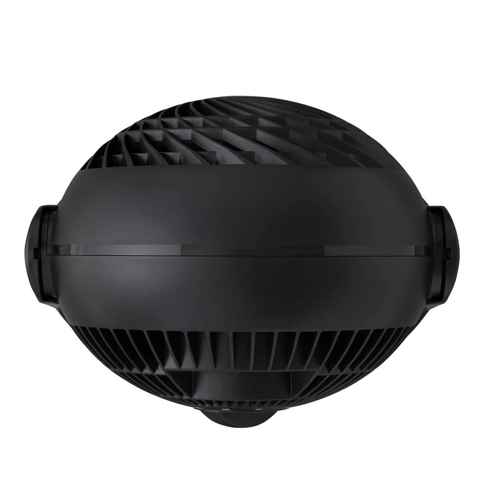 IRIS OHYAMA 8 tatami Matte Fixed Powerful Black Circulator, Quiet, mats, Macaron, design, swivel, airflow, Compact, PCF-MKM15N-B,